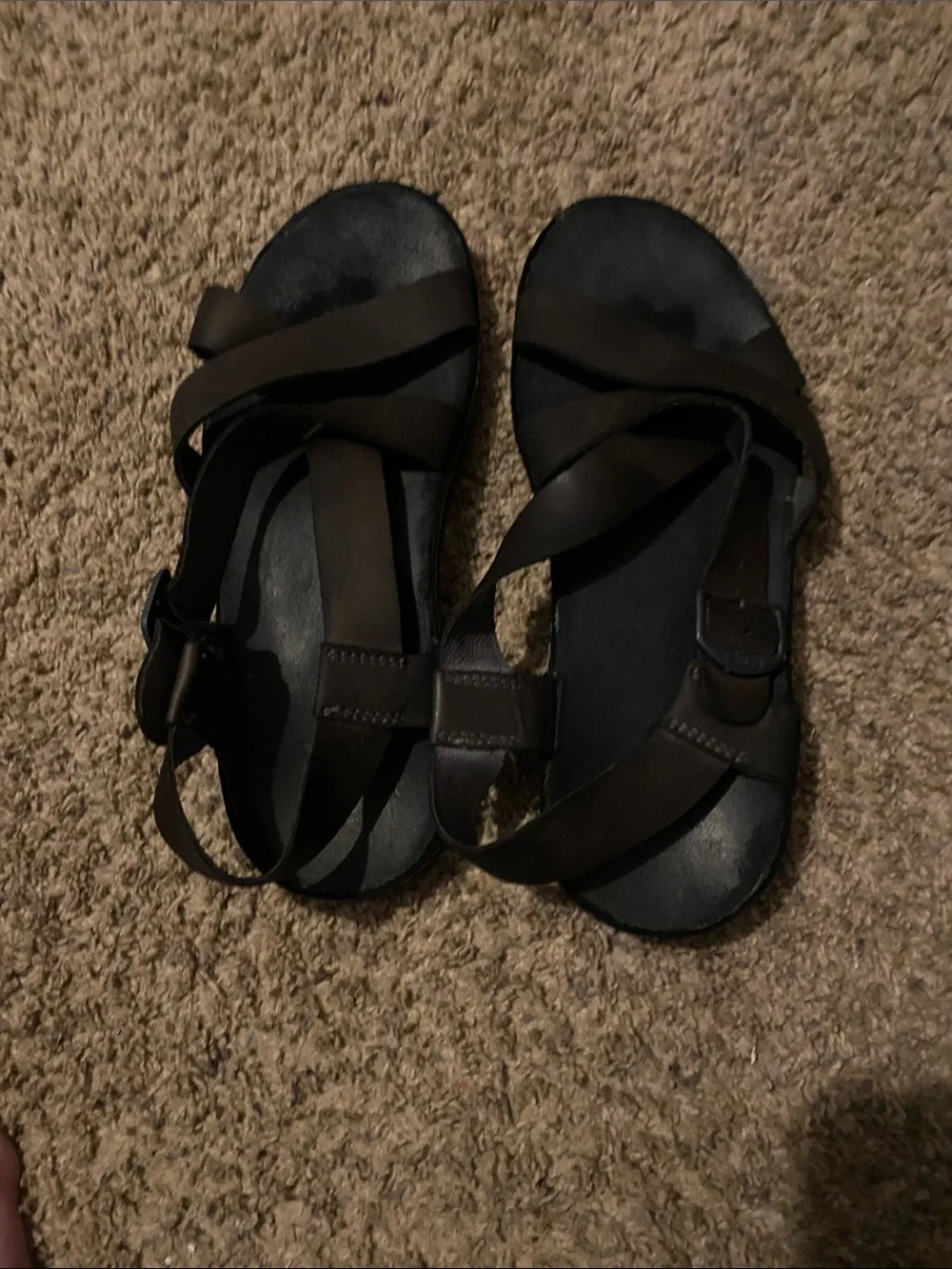 Chaco Women’s Dark Brown Cross-Strap Sandals